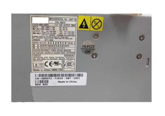 X9072 0X9072 CN-0X9072 280W DELL OPTIPLEX GX320 GX330 GX520 GX620 GX280 740 745 755 210L C521 3100C POWER SUPPLY L280P-00 - Image 3