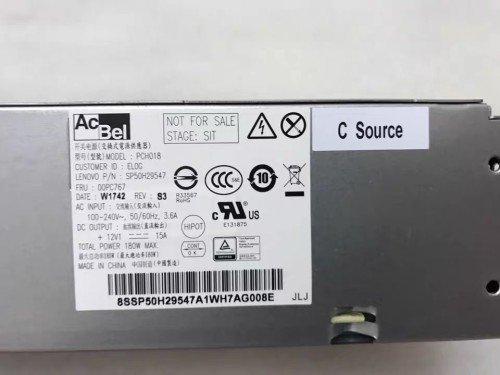 PCH018 For Lenovo M420-D002(c) 6+4pin Power Supply PA-1181-7
