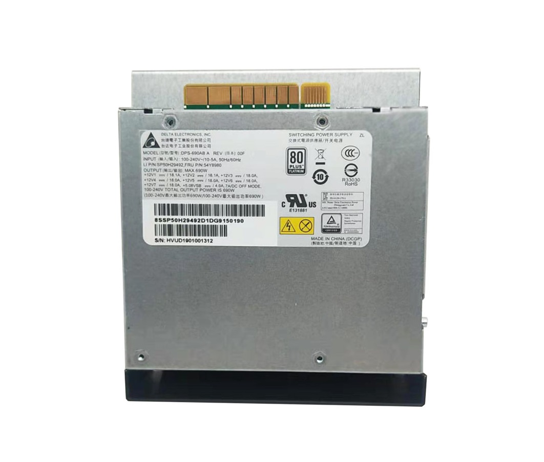 54Y8980 690W Server Power Supply For Lenovo P720 P520 DPS-690AB A