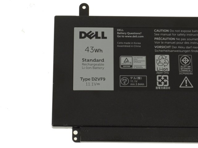 D2VF9 43Wh 4-cell Laptop Battery For Dell Inspiron 15 (7547) / 15 (7548) - Image 3