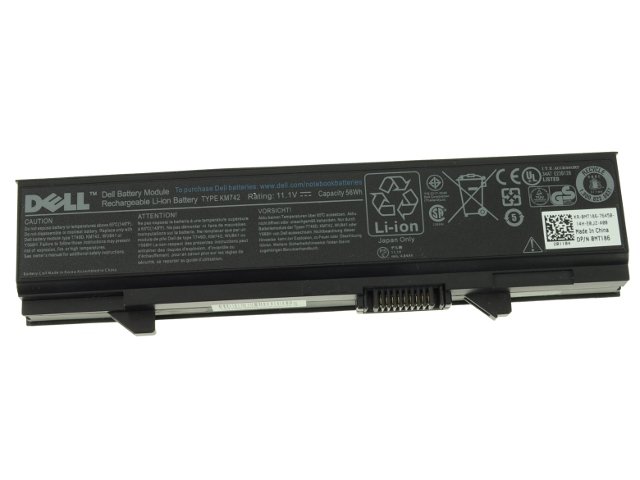 KM742 6-cell 56Wh For Dell Latitude E5400 E5500 / E5410 E5510 Laptop Battery