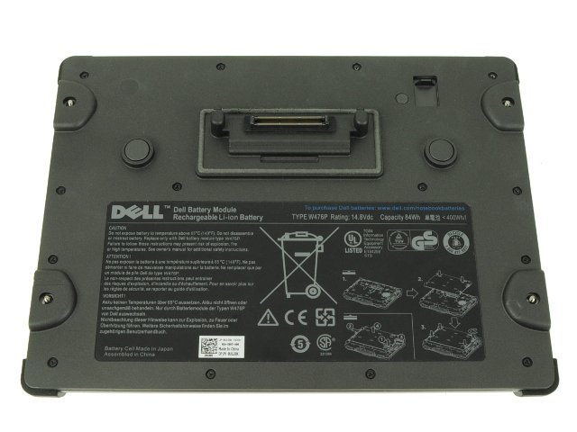 W476P 84Wh For Dell Latitude E6400 XFR 9-cell Laptop Battery