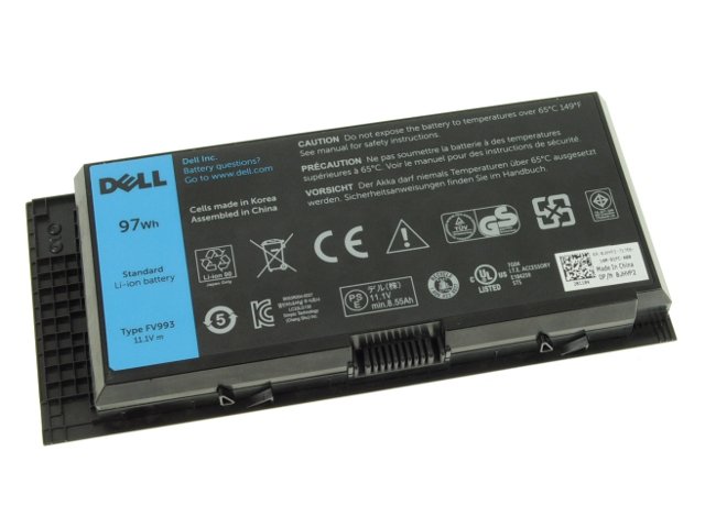 FV993 9-cell 97WH For Dell Precision M4600/M4700/M4800/M6600/M6700/M6800 Laptop Battery - Image 2