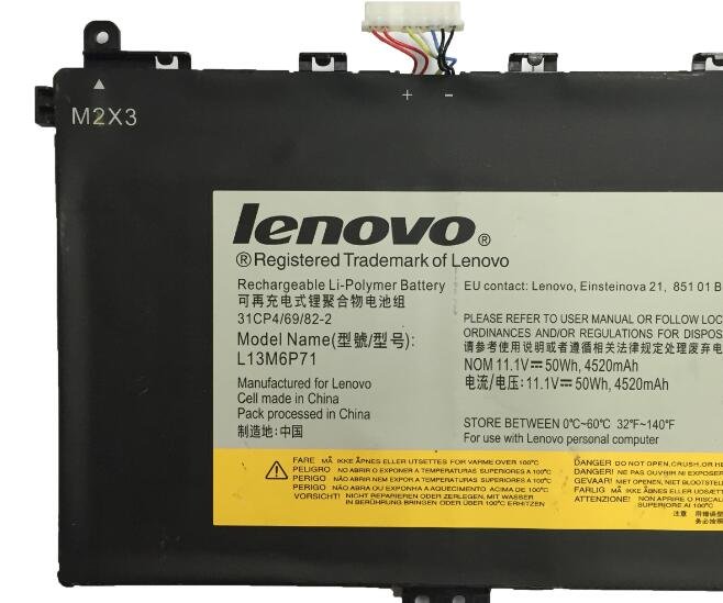 Lenovo Yoga 2 13 L13S6P71 Battery 11.1V 49Wh 4420mAh - Image 2