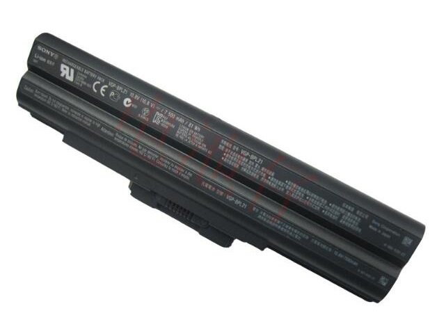 81Wh / 7500mAh For Sony VAIO VGN-AW11M / H VGP-BPL21 VGP-BPS21 A B Battery