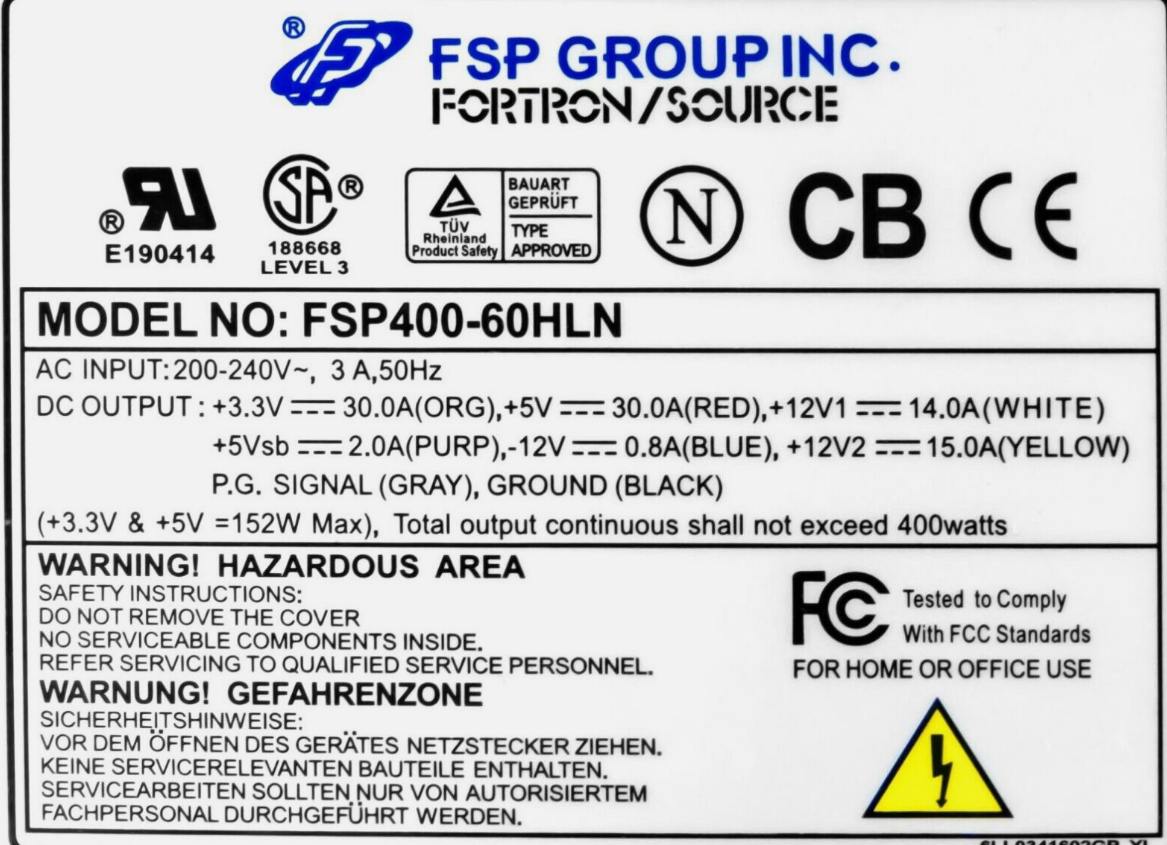 FSP400-60HLN-1