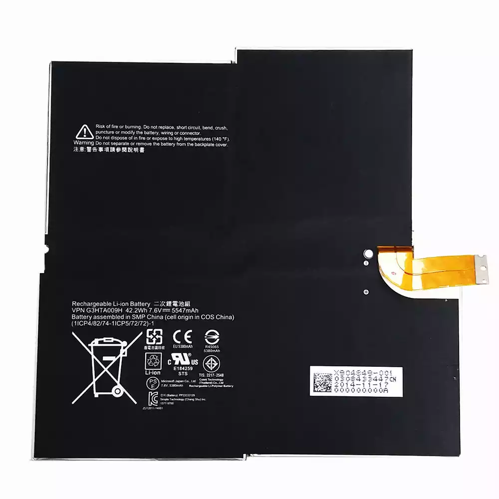 Genuine MICROSOFT Surface Pro 3 1631 laptop battery