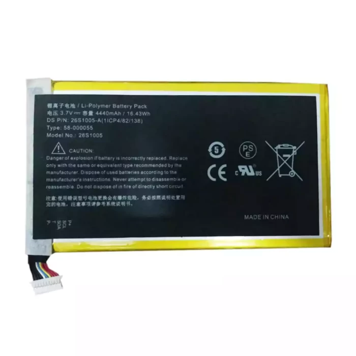 AMAZON Kindle 26S1005,58-000055 Genuine Tablet battery - 365PowerSupply ...