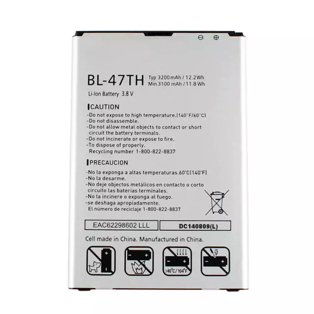 Genuine LG Optimus G PRO 2,F350,F350K,F350S,F350L,D837,D838,VS880 cellphone battery BL-47TH
