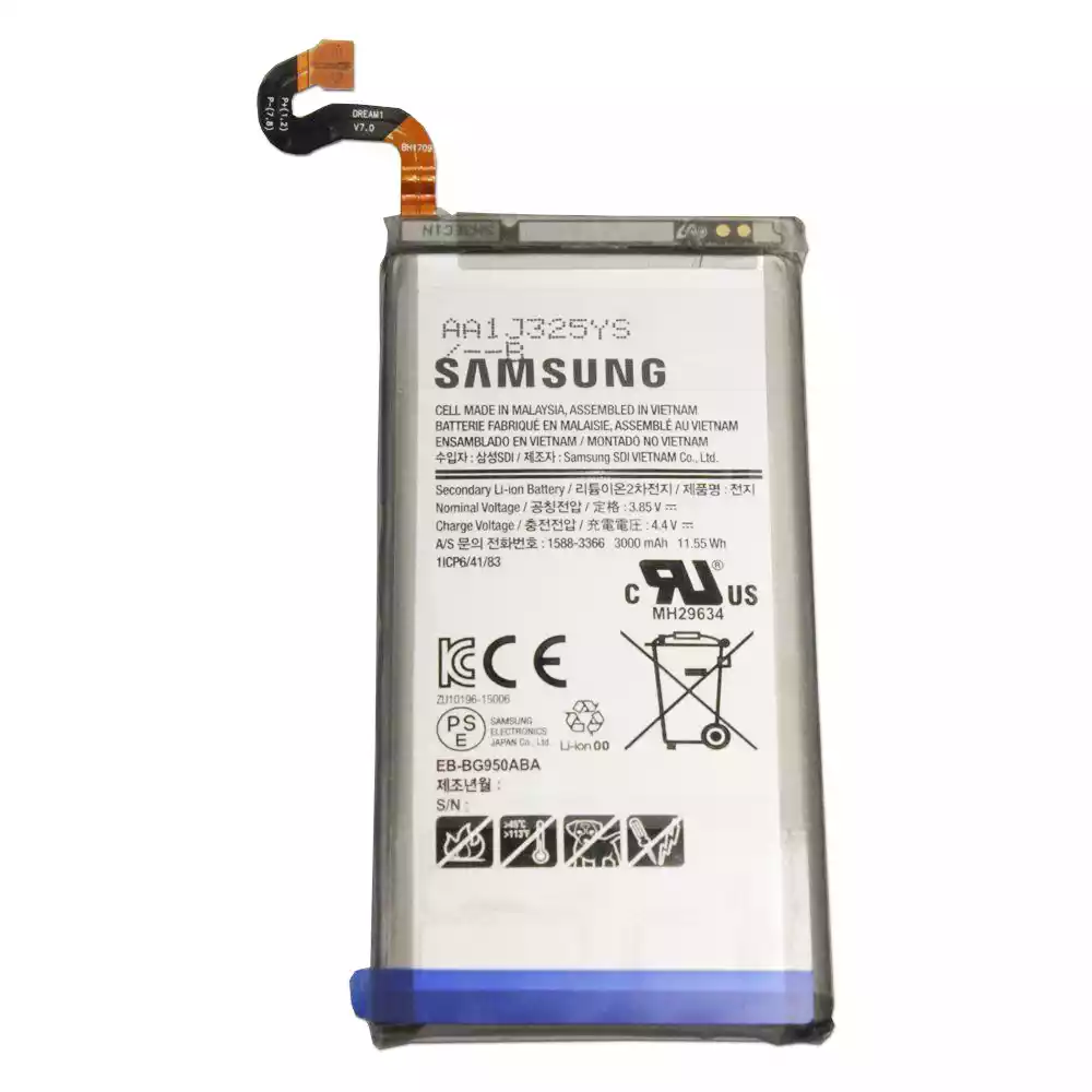 Genuine Samsung Galaxy S8,G950,G9500,G9508 cellphone battery EB-BG950ABE,EB-BG950ABA