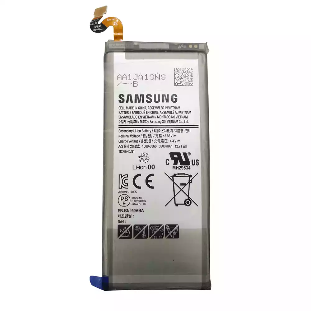 Genuine Samsung Galaxy Note 8 cellphone battery EB-BN950ABA,EB-BN950ABE