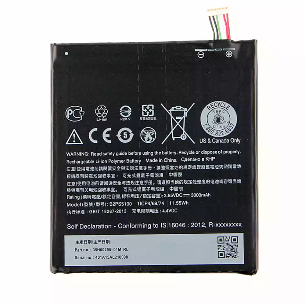 Genuine HTC One X9,One X9U,Desire 10 Pro,D10W cellphone battery B2PS5100