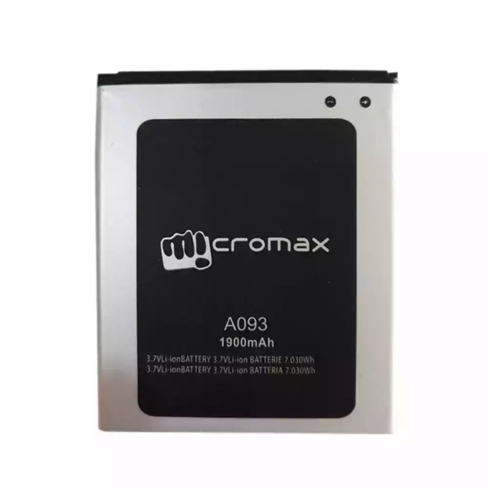 Genuine Micromax A093 cellphone battery for Micromax A093