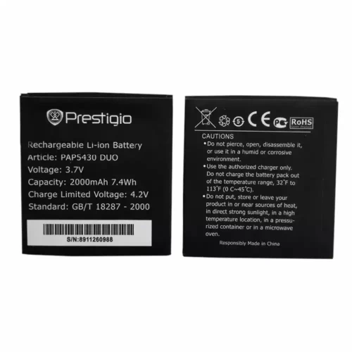 Genuine Prestigio PAP5430 DUO cellphone battery for Prestigio PAP5430 DUO