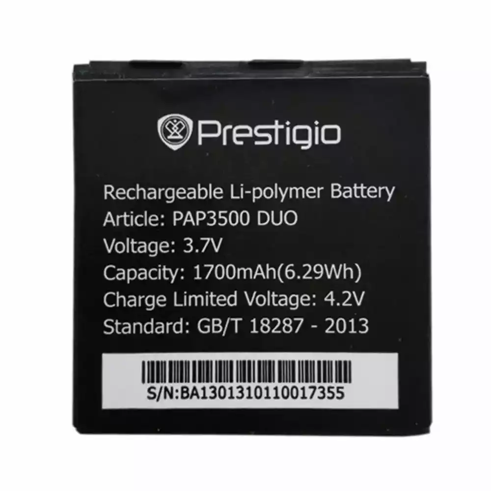 Genuine Prestigio PAP3500 DUO cellphone battery for Prestigio PAP3500 DUO