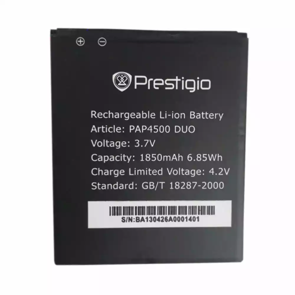 Genuine Prestigio PAP4500 DUO cellphone battery for Prestigio PAP4500 DUO