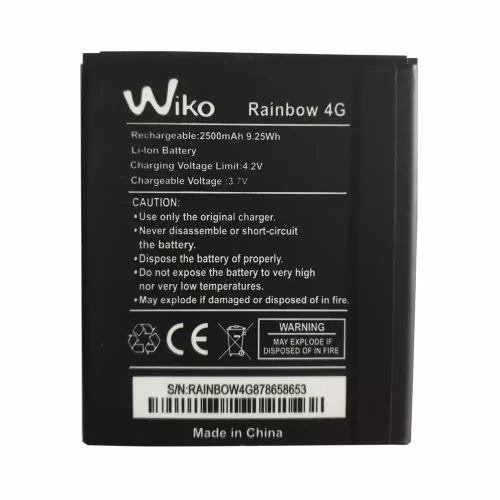 Genuine Wiko Rainbow 4G cellphone battery for Wiko Rainbow 4G