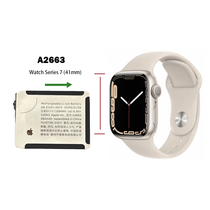 Apple Watch Series 7 41mm スターライト バッテリー82 apple_watch_series_7_41mm_batt