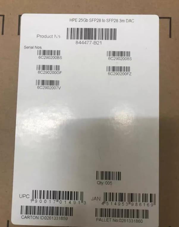 844477-B21 fOR HP 25G SFP28 to SFP28 3m DAC Cable - Image 2