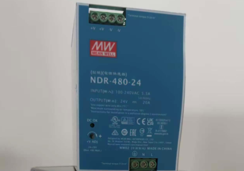 NDR-480-24 Ernitec DC Single Output Industrial DIN Rail Power Supply Units - 24V