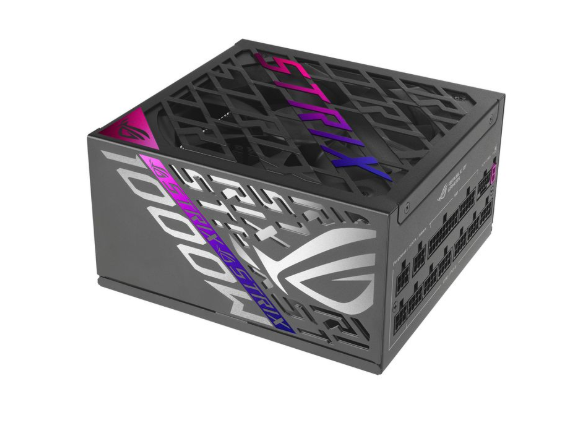 Asus ROG Strix 1000W Platinum Gaming power supply (1000 watts, GaN Mosfet, 0dB technology, ATX 3.1 compatible, PCIe 5.0)