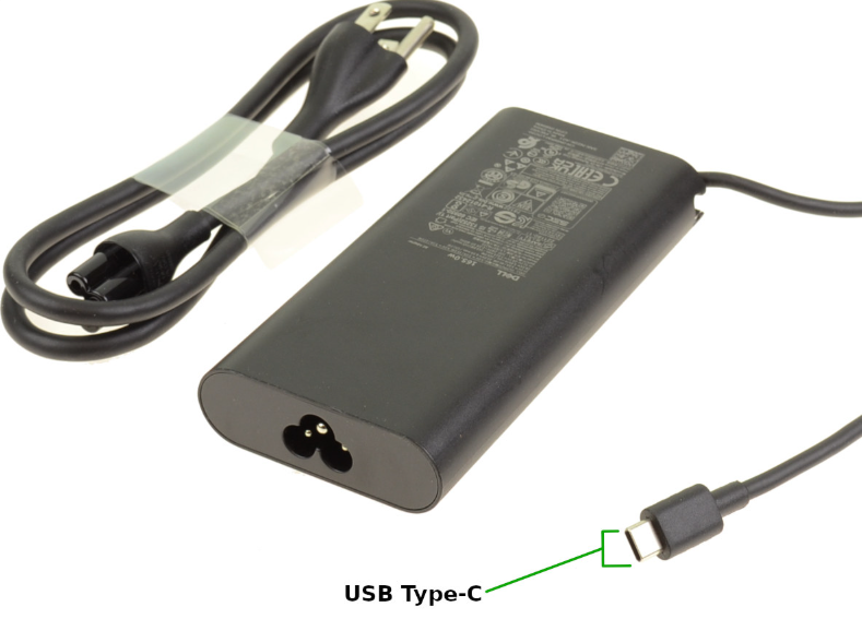N86KM 0N86KM 165-watt AC Power Adapter USB Type-C For Dell LA165PM210 Adapter - Image 2