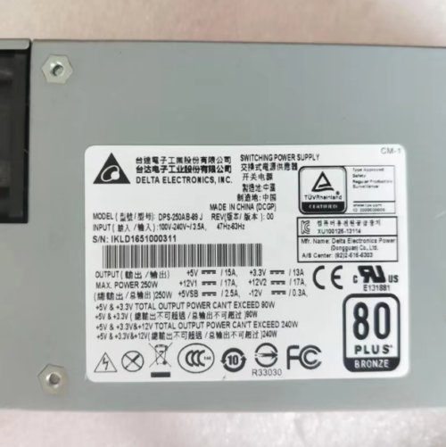 DPS-250AB-89J DPS-250AB-89 J 250W Power Supply FOR Delta Power Supply Small 1U