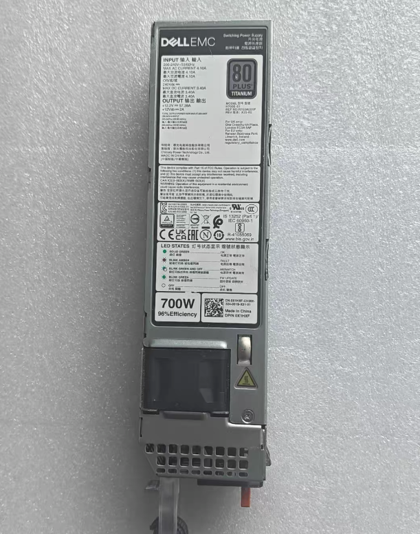 X1HXF 0X1HXF 700-Watts 80 Plus PSU For Dell PowerEdge R260 R360 R660 R660XS R760 T360 16th Generation H700-S1